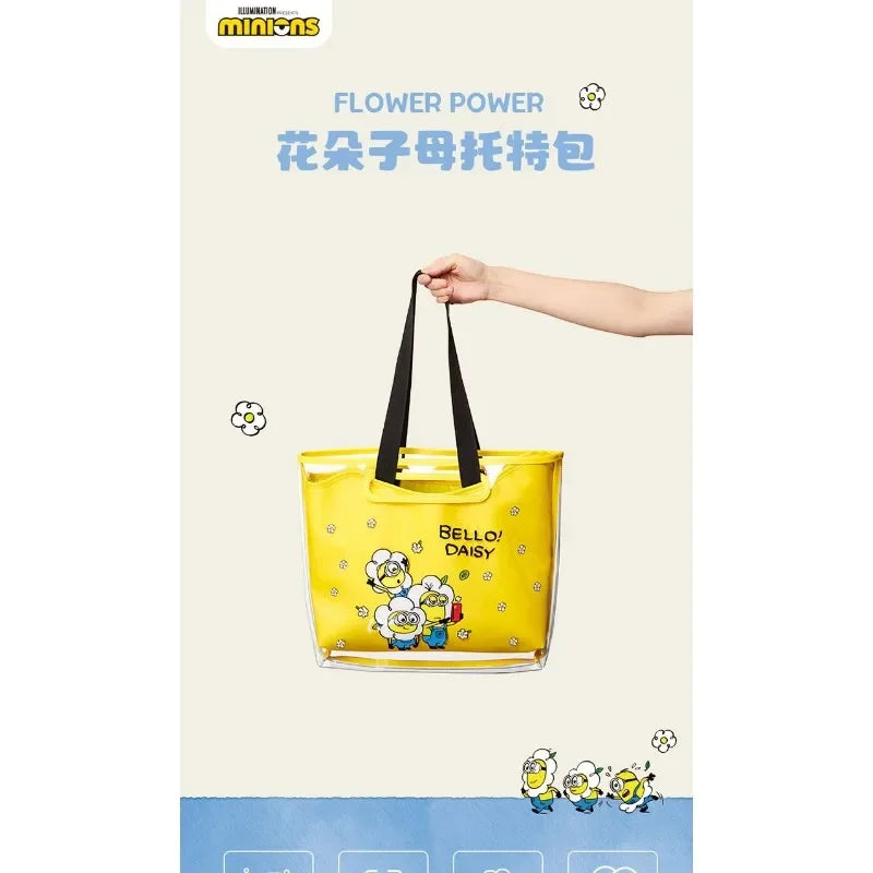 Minions PU Leather Tote Bag – Fashionable Shoulder & Shopping Bag for Women - Image 6